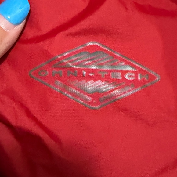 Columbia Men's Watertight II Rain Hooded Jacket, Red/Gray Nylon, Size XL - Picture 2 of 11